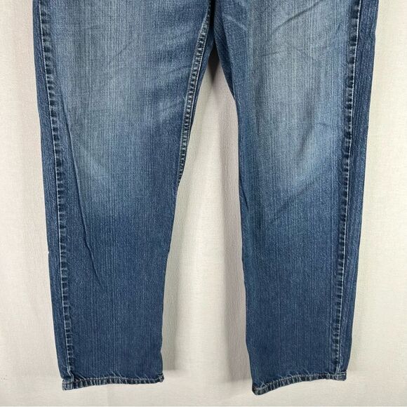 Levi's Jeans Men's Blue 550 Relaxed Fit Straight Leg Cotton 5 Pockets 34x34 - Picture 4 of 13
